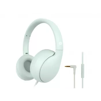 CONCEPTRONIC bērnu vadu austiņas PARRIS04GT — 3,5 mm, apkausa, 20–20000 Hz, 1,6 m vads, gaiši zaļa