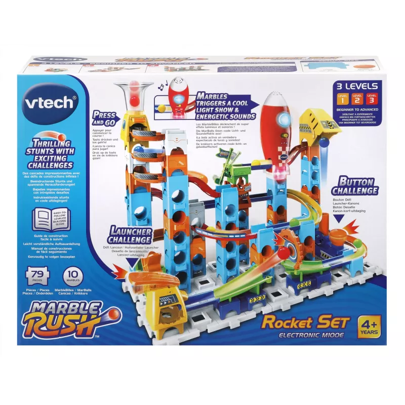 VTech Marble Rush Rocket Set Electronic M100 E Daudzkrāsains