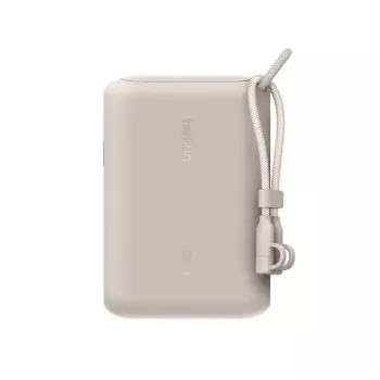 Pārnēsājams ārējais akumulators Belkin BPB027hqSD 10000 mAh, Smilšu krāsa, 2 × USB‑C porti