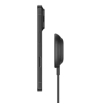 Lādētājs Belkin UltraCharge WIA013HQBK — Bezvadu USB ātrlādētājs viedpulkstenim un viedtālrunim, iekštelpām, 2 m kabelis, melns