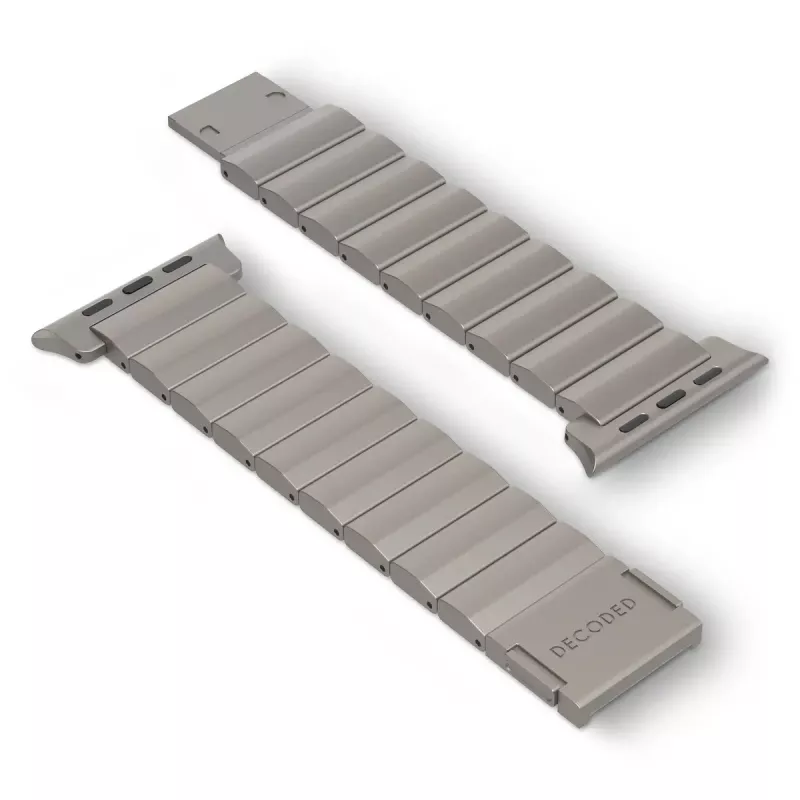 Pulksteņa siksniņa Decoded Traction Band Titanium — saderīgs ar viedpulksteņiem, plaukstas locītava 130–225 mm, 1 gab.