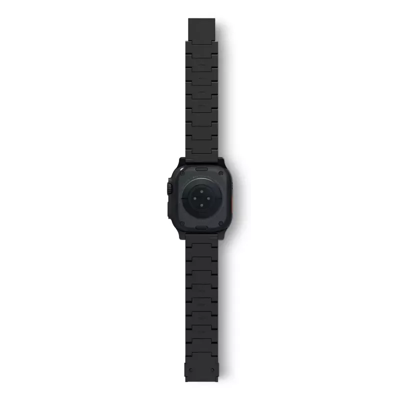 Siksniņa viedpulkstenim Decoded Traction Band Black Titanium — plaukstas locītavai 130–225 mm, 1 gab.