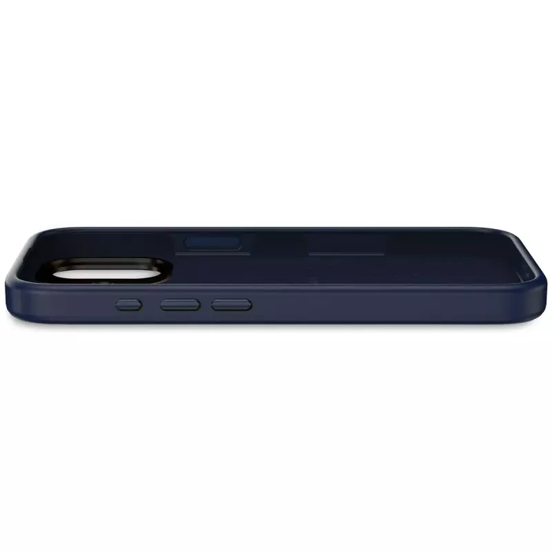Telefona vāciņš Decoded D25IPO17BCS9TY iPhone 17 — vāciņš, der līdz 16 cm (6,3 collas), tumši zils, mikrošķiedra un PU