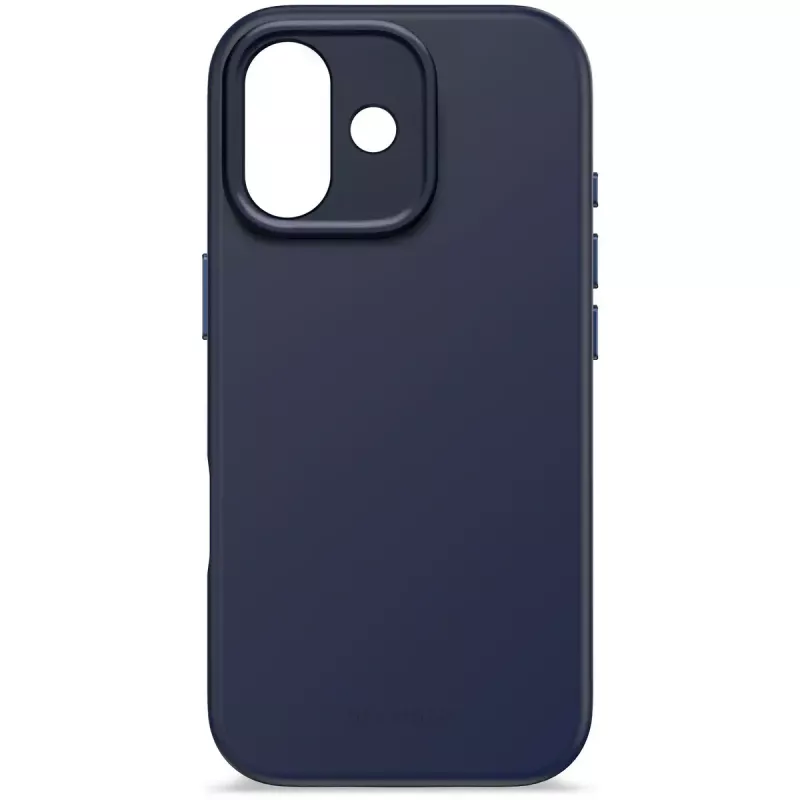 Telefona vāciņš Decoded D25IPO17BCS9TY iPhone 17 — vāciņš, der līdz 16 cm (6,3 collas), tumši zils, mikrošķiedra un PU