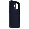 Telefona vāciņš Decoded D25IPO17BCS9TY iPhone 17 — vāciņš, der līdz 16 cm (6,3 collas), tumši zils, mikrošķiedra un PU