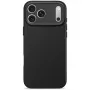 Decoded silikona aizmugures vāciņš Apple iPhone 17 Pro Max — saderīgs ar 6.9 collu (17.5 cm) ekrānu, melns, mikrošķiedra/PU