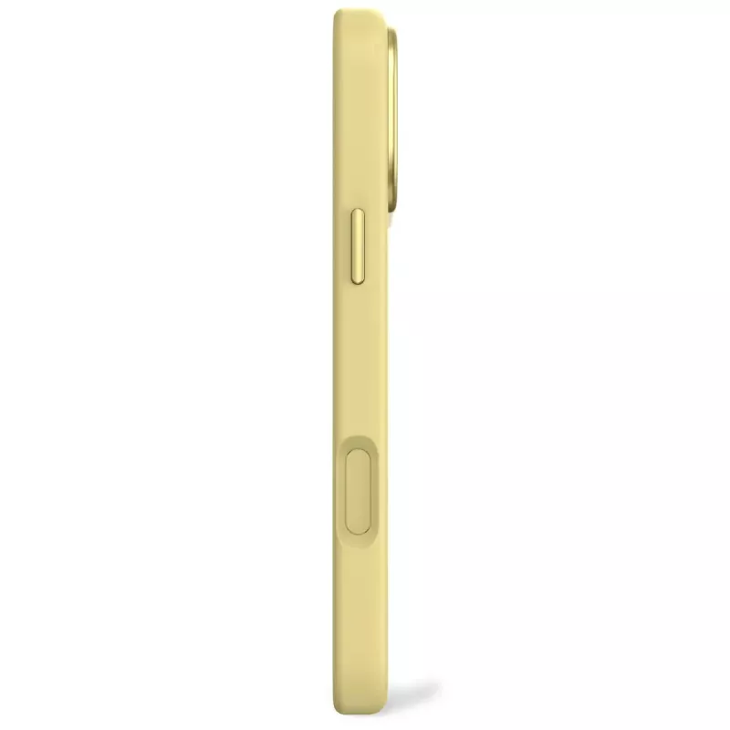 Decoded silikona aizmugurējais vāciņš Apple iPhone 17 Pro Max, saderīgs ar 6.9 collu (17.5 cm) ekrāniem, dzeltens