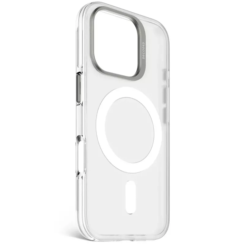 Telefona maciņš Decoded Clear Case iPhone 16 Pro, polikarbonāts, caurspīdīgi balts, 6.3 collu (16 cm)