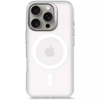 Telefona maciņš Decoded Clear Case iPhone 16 Pro, polikarbonāts, caurspīdīgi balts, 6.3 collu (16 cm)