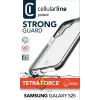 Cellularline Tetra Force Strong Guard aizsargmaciņš Samsung Galaxy S25 Ultra - triecienizturīgs, elastīgs, ar Microban® antibakteriālo tehnoloģiju