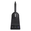 Bezvadu Mono Austiņas Yealink WH64 Teams — Bluetooth, Supraaural, 20–20000 Hz, 150 m darbības rādiuss, Melna