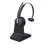 Bezvadu Mono Austiņas Yealink WH64 Teams — Bluetooth, Supraaural, 20–20000 Hz, 150 m darbības rādiuss, Melna