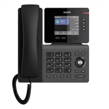 IP telefons Snom D810W — 3,36 collu IPS ekrāns, Gigabit Ethernet, Wi‑Fi (802.11a/b/g/n/ac), PoE, melns