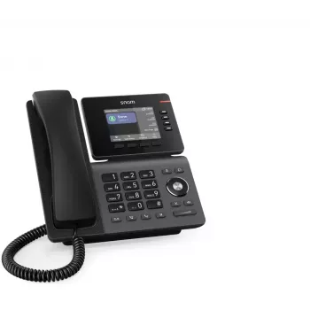 IP telefons Snom D810W — 3,36 collu IPS ekrāns, Gigabit Ethernet, Wi‑Fi (802.11a/b/g/n/ac), PoE, melns
