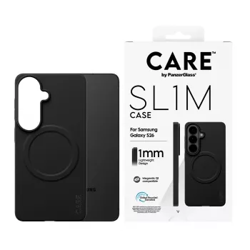 PanzerGlass CARE SL1M Macīgs Vāciņš Samsung Galaxy S26, Melns