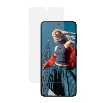 Caurspīdīgs ekrāna aizsargs PanzerGlass Samsung Galaxy S26 – Ultra-Wide Fit, PET + silikons, sausā uzklāšana