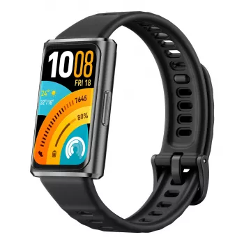 Aktivitātes aproce HUAWEI Band 11 Pro, 1,62 collu AMOLED displejs, optiskais sirdsdarbības sensors, 14 dienu akumulators, Melna