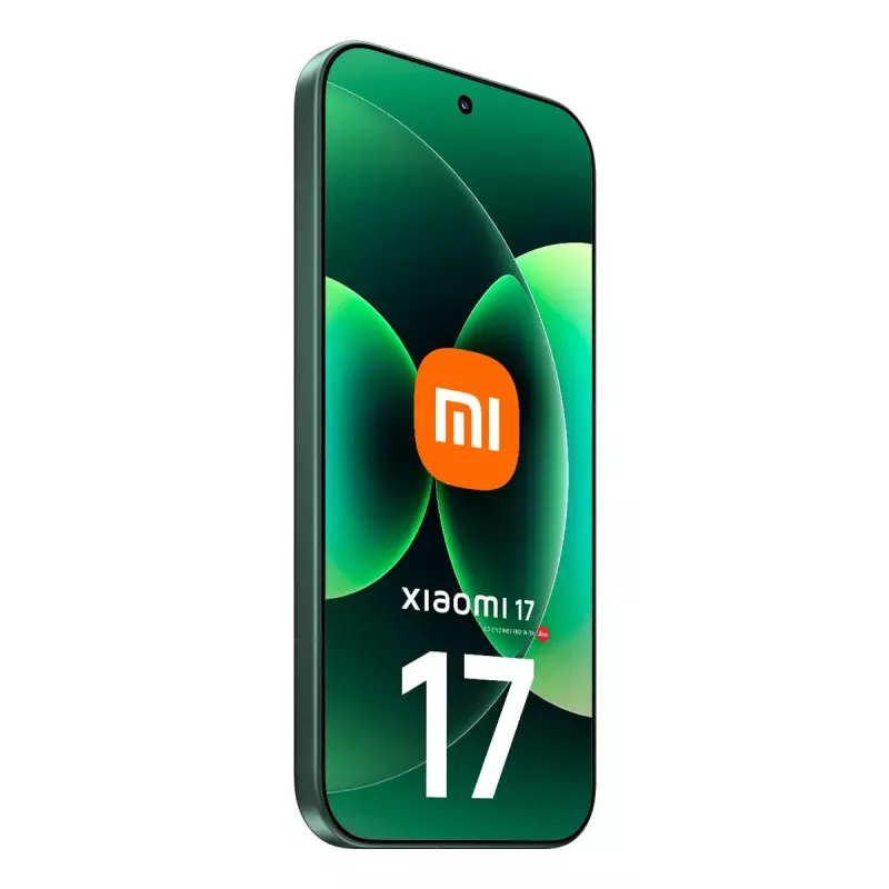 Viedtālrunis Xiaomi 17 — 6,3 collu (16 cm) ekrāns, Snapdragon 8 Elite Gen 5, 12 GB RAM, 512 GB krātuve, 6330 mAh, Zaļš