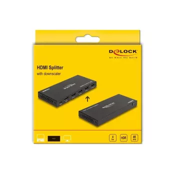 DeLOCK HDMI Sadalītājs 1 x HDMI ieeja uz 4 x HDMI izeja 4K 60 Hz