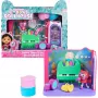 Gabby's Dollhouse Groovy Music Room ar DJ Catnip figūriņu, 2 aksesuāriem, 2 mēbelēm un 2 piegādēm