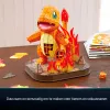 4D Build Pokémon Charmander 3D modeļa komplekts, Kanto pirmo partneru kolekcija, 241 gab., galda dekors, 12+