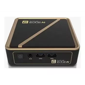 Mini PC barebone Sapphire EDGE AI 340 ar DDR5 atmiņas atbalstu un HDMI izeju