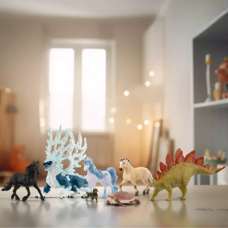 Schleich Norvēģu fjordas zirgs ķēve 13980 Brūna Balta Dzeltena