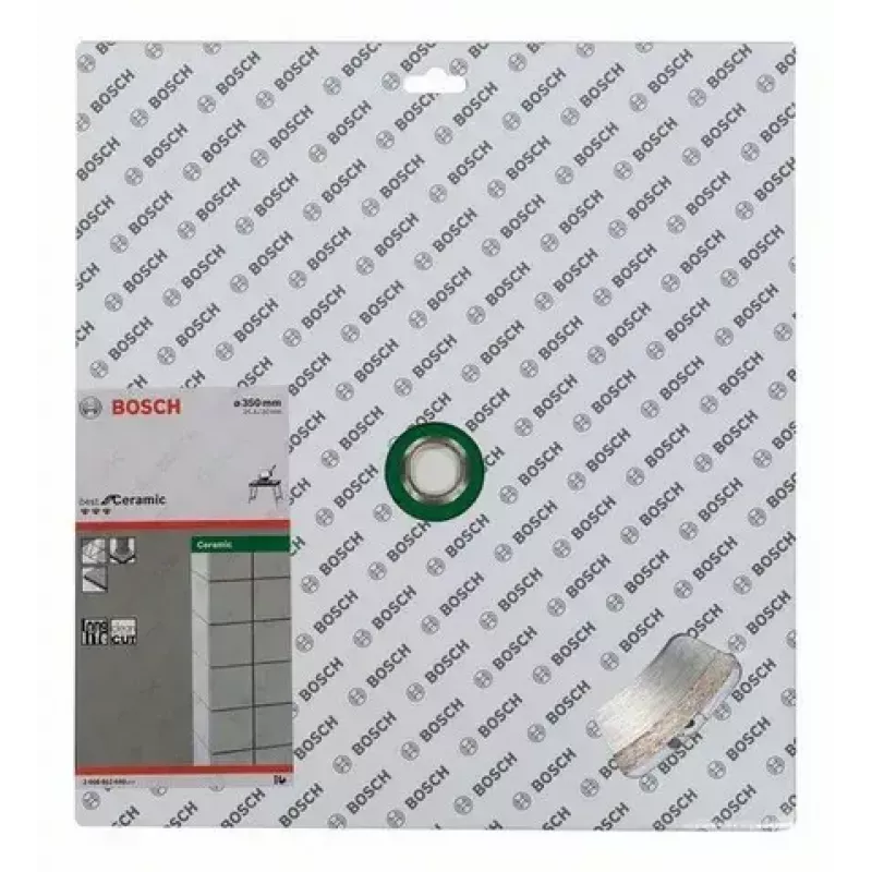 Zāģa asmens cietajai keramikai Bosch 35 cm (350 mm), urbums 30 mm, mīkstajām keramikas flīzēm, 1 gab.