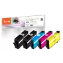 Peach PI300-971 tintas kasetne 5 gab. Savietojama Standarta ietilpiba Melna, Ciāna, Magenta, Dzeltena