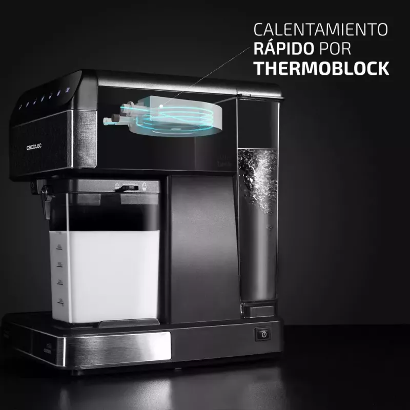 CECOTEC Power Instant-ccino 20 Touch pilnībā automātiska espresso automāts, 1.4 L, 2 krūzītes, 1350 W