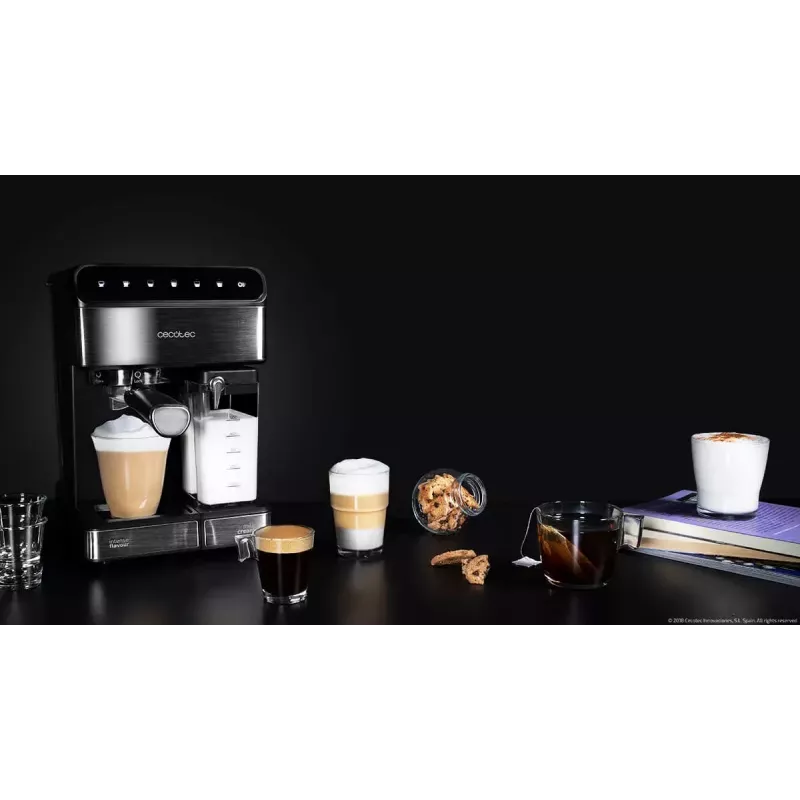 CECOTEC Power Instant-ccino 20 Touch pilnībā automātiska espresso automāts, 1.4 L, 2 krūzītes, 1350 W