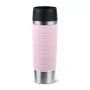 EMSA Travel Mug Waves Grande 500 ml Rozā, Nerūsējošais tērauds