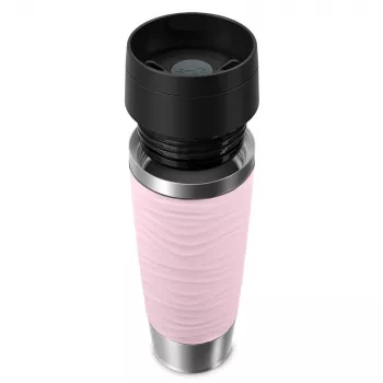 EMSA Travel Mug Waves Grande 500 ml Rozā, Nerūsējošais tērauds