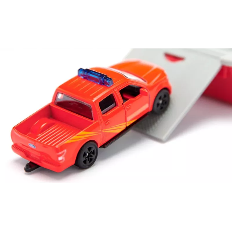 Siku Ugunsdzēsēju darba laiva ar Ford F150 modelis 1:50