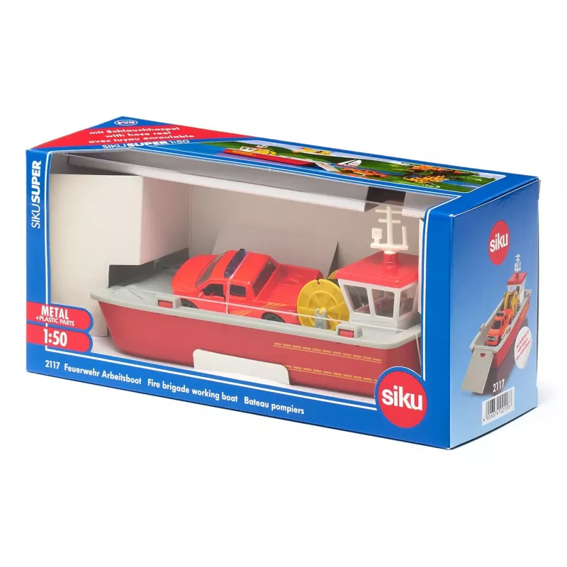 Siku Ugunsdzēsēju darba laiva ar Ford F150 modelis 1:50