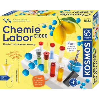 Kosmos Chemielabor C1000 Ķīmijas eksperimentu komplekts, 10+ gadi