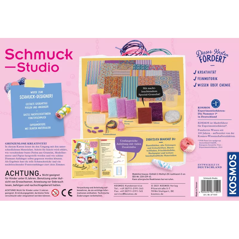 Kosmos Schmuck-Studio Rotu komplekts, Daudzkrāsains, 8-12 gadiem