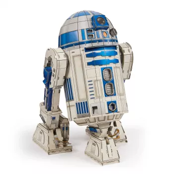 4D Build Star Wars R2-D2 Kartona Modeļa Komplekts 201 Gab. | Būvējams Rotājums
