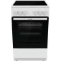 Gorenje GEC5A21WG Brīvi stāvoša plīts Elektriskā Keramikas plīts virsma Balta