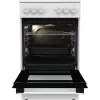 Gorenje GEC5A21WG Brīvi stāvoša plīts Elektriskā Keramikas plīts virsma Balta