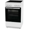 Gorenje GEC5A21WG Brīvi stāvoša plīts Elektriskā Keramikas plīts virsma Balta