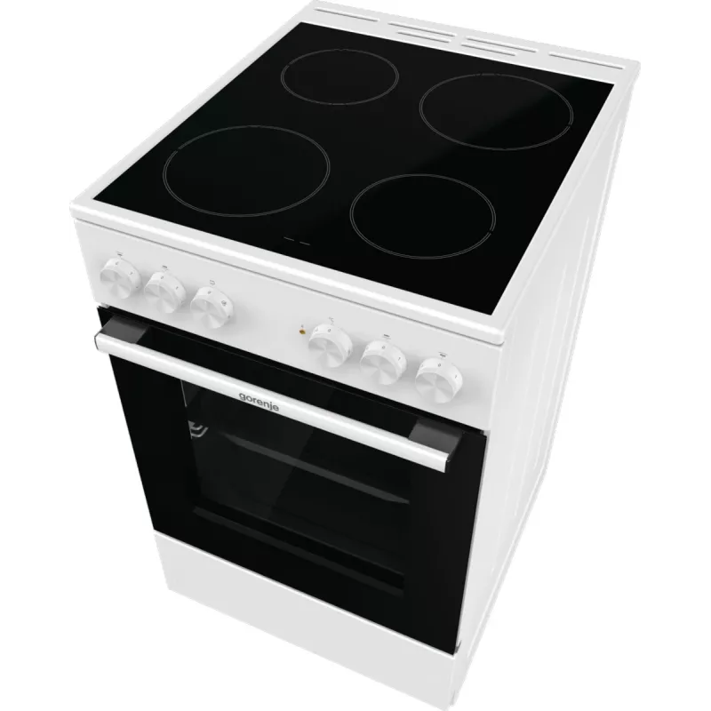 Gorenje GEC5A21WG Brīvi stāvoša plīts Elektriskā Keramikas plīts virsma Balta