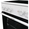 Gorenje GEC5A21WG Brīvi stāvoša plīts Elektriskā Keramikas plīts virsma Balta
