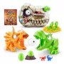 Zuru Smashers T‑Rex Battles rotaļu figūriņa — kolekcionējama dinozauru darbības figūriņa, dažādi modeļi