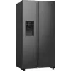 Ledusskapis Hisense RS5P535NTFE, sānu blakus, brīvi stāvošs, 566 L, melns