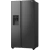 Ledusskapis Hisense RS5P535NTFE, sānu blakus, brīvi stāvošs, 566 L, melns