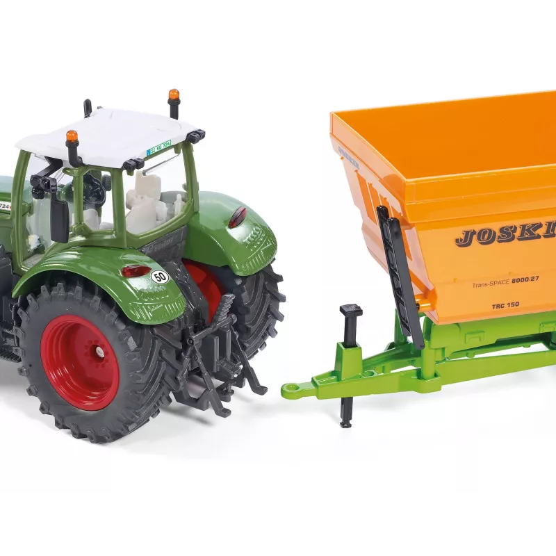 Rotaļu transportlīdzeklis un trases komplekts Siku 3285 – mehāniskais spēļu traktors ar trasi
