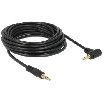 Audio kabelis 3,5 mm vīriešu/vīriešu DeLOCK 83760 5m Melns