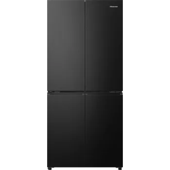 Hisense RQ5P470SAFD Brīvstāvošs Ledusskapis 483 L Melns, Nerūsējošs tērauds