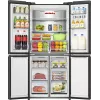 Hisense RQ5P470SAFD Brīvstāvošs Ledusskapis 483 L Melns, Nerūsējošs tērauds